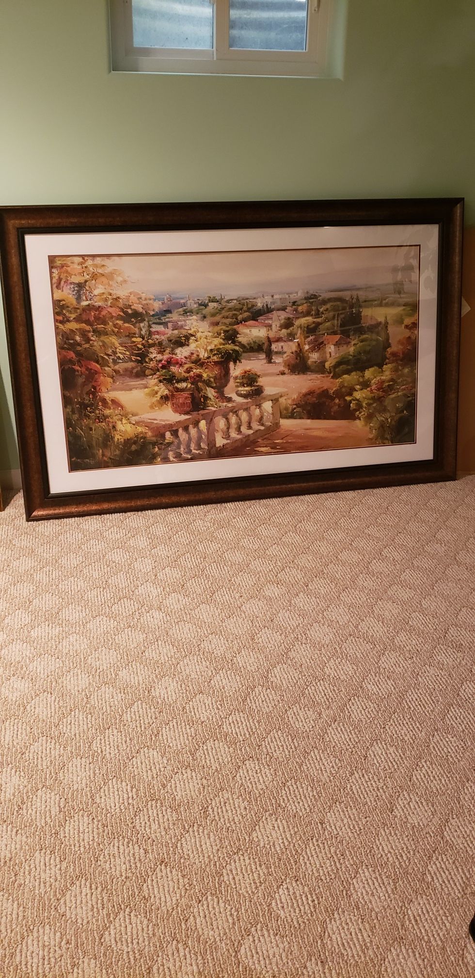 Absolutely gourgeous huge framed painting with beautiful...