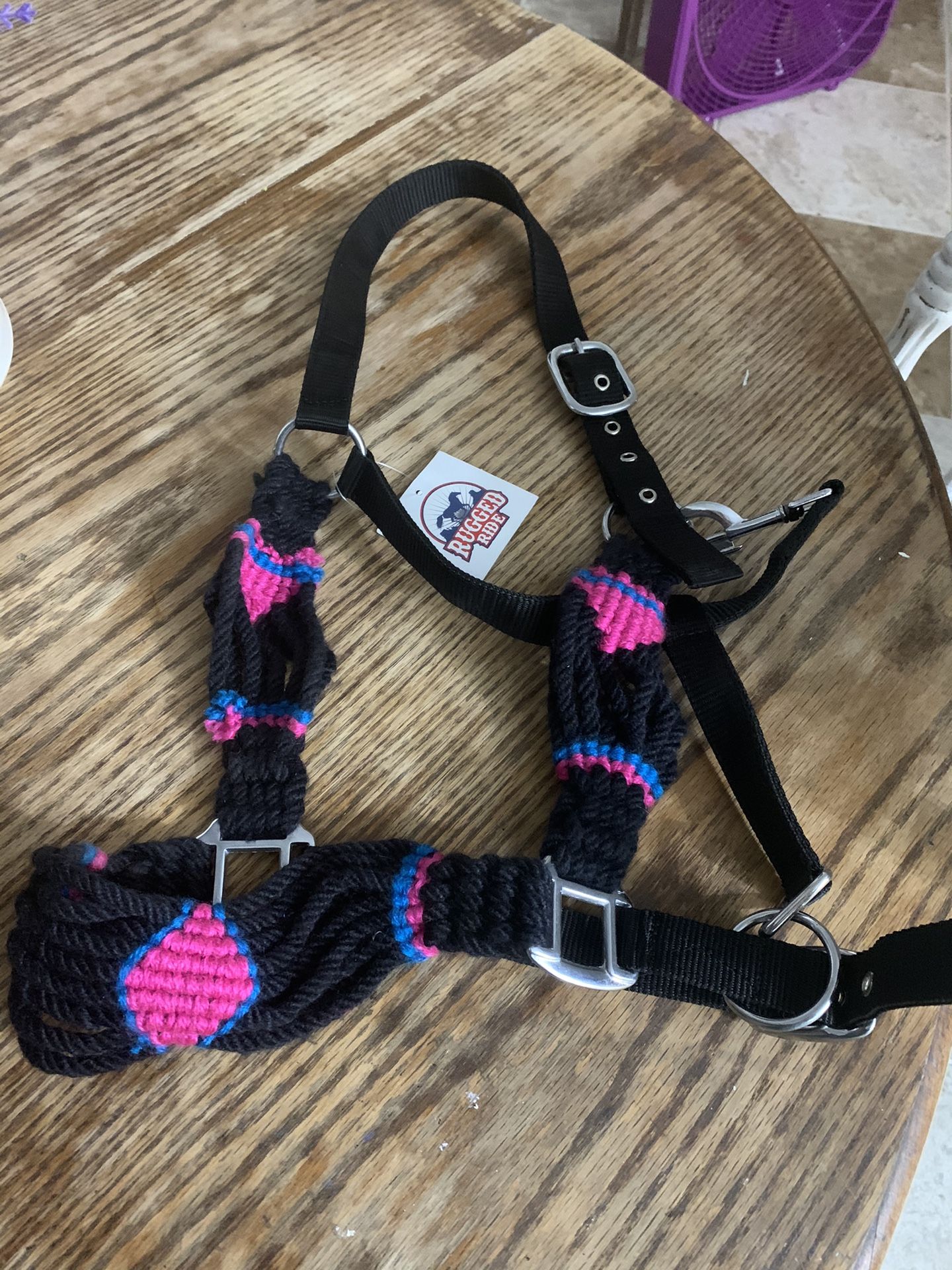 NWT mohair horse halter