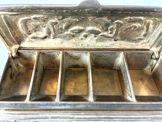 Victorian Brass Desk Organizer