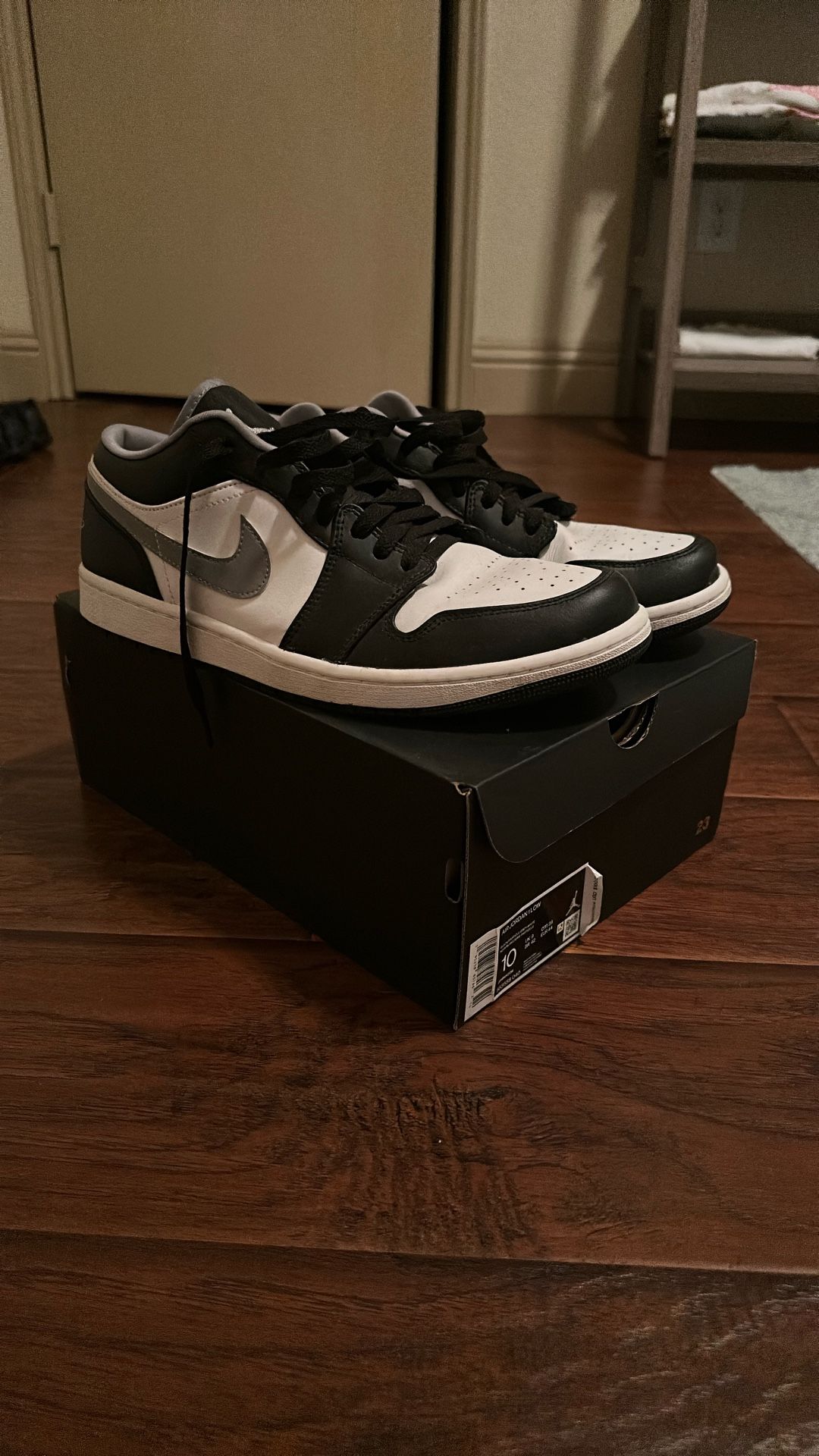 Air Jordan 1 Lows Black Grey