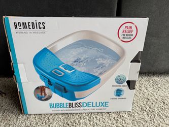 Homedics BubbleBliss Deluxe Foot Spa