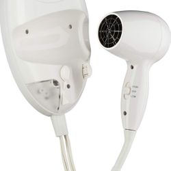 Conair 1600 Watt Wall Mount Hairdryer With Night Light