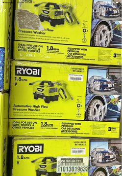 Ryobi 2100psi power washer each  $120