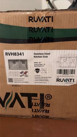Ruvati 28” Kitchen Sink - New