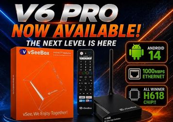 vSeeBox V6 Pro TV STREAMING BOX