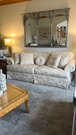 Beige couch/sofa