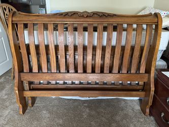 Solid Wood Queen Bed Frame