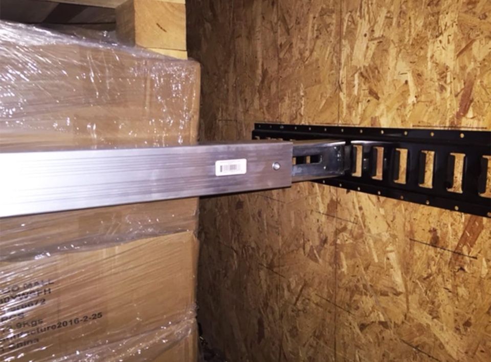 Adjustable Truck Cargo Bar (Pack of 2) Unshakable Cargo Load Bars for Trailers & Box Trucks, Break Strength 9000 lb - Versatile Decking & Secu