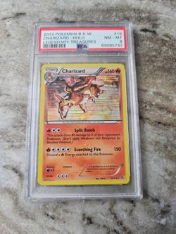 2013 Pokemon Legendary Treasures Charizard Holo #19 PSA 8