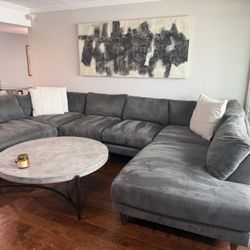 Gray Sectional 