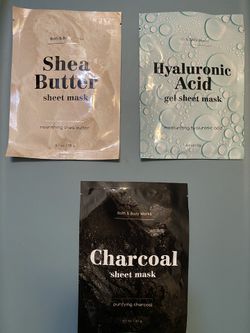 Bath and body works sheet mask 3 lot