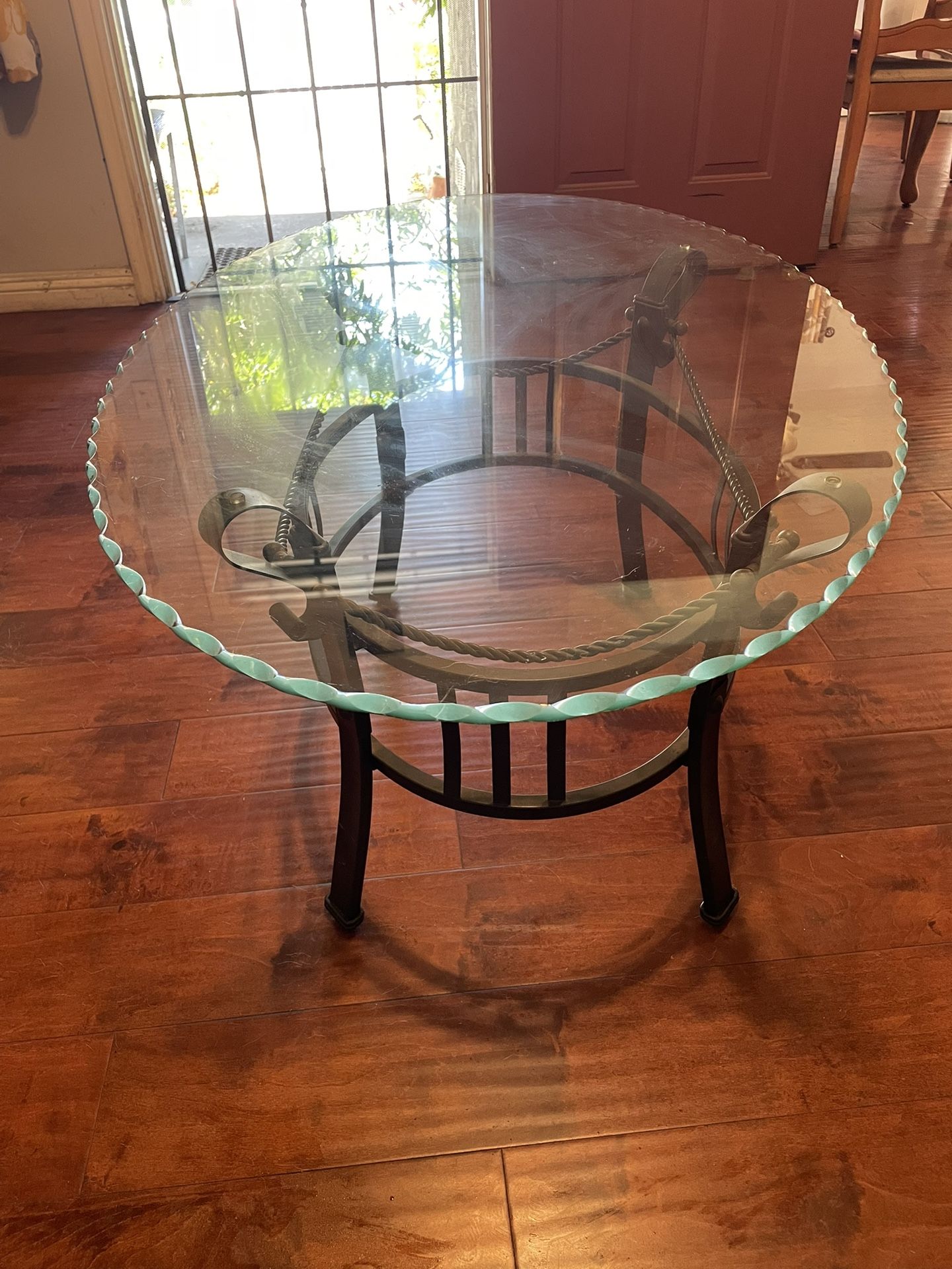 Glass Top Center Table