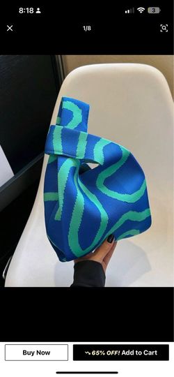 Blue and Turquoise tote
