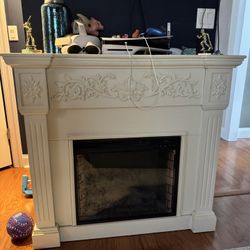 Electric Fire Place With Mantle