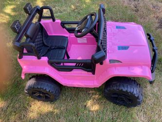 Girls jeep