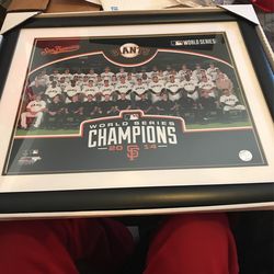 San Francisco Giants Fanatics Authentic Framed 22" x 26" 2014 World Series Champions Multiple Championships Game