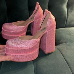 steve madden charlize pink heels
