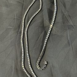 Tennis Necklace And Bracelet 