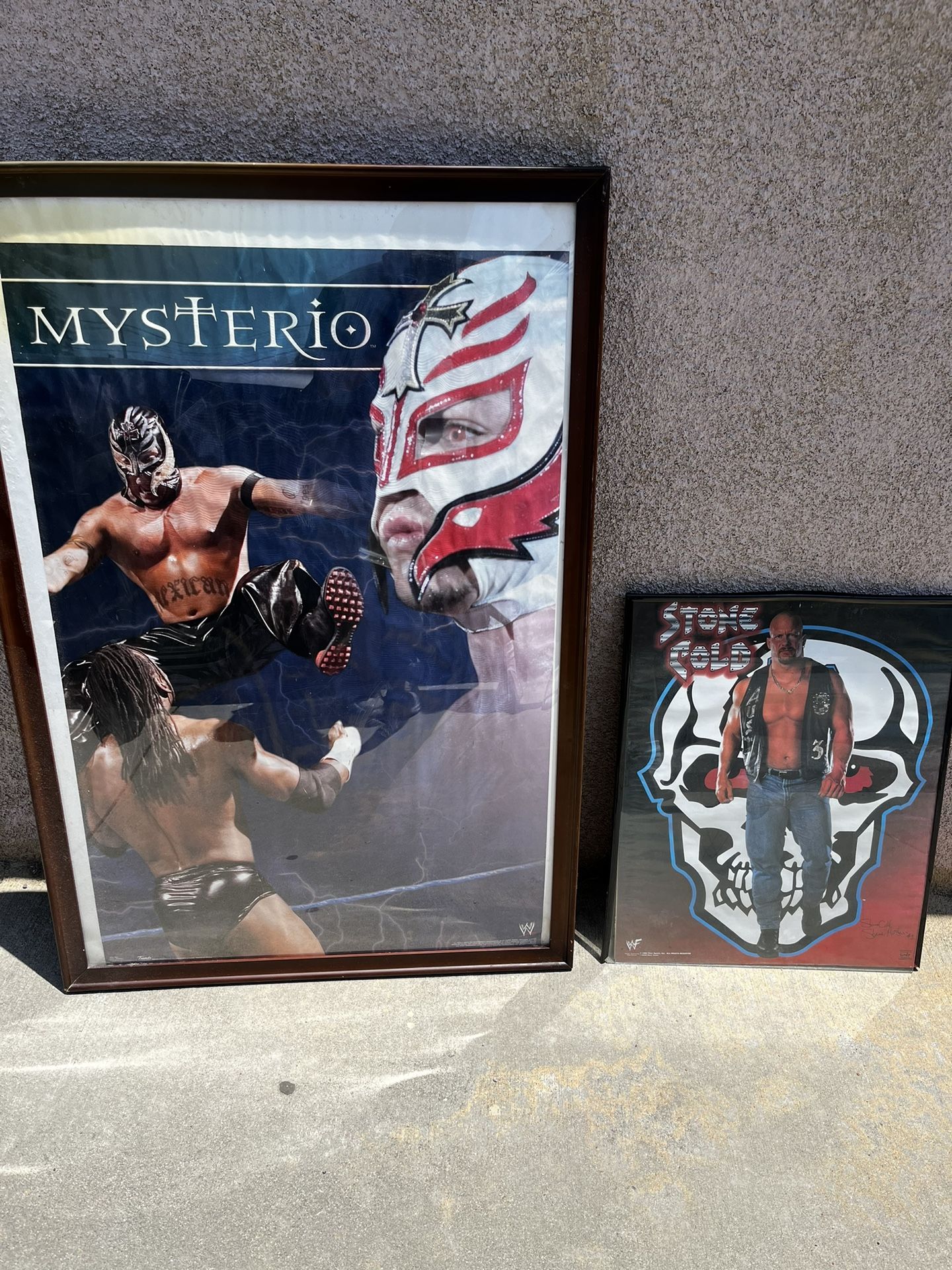 WWE Rey Mysterio & Stone Cold Steve Austin Posters