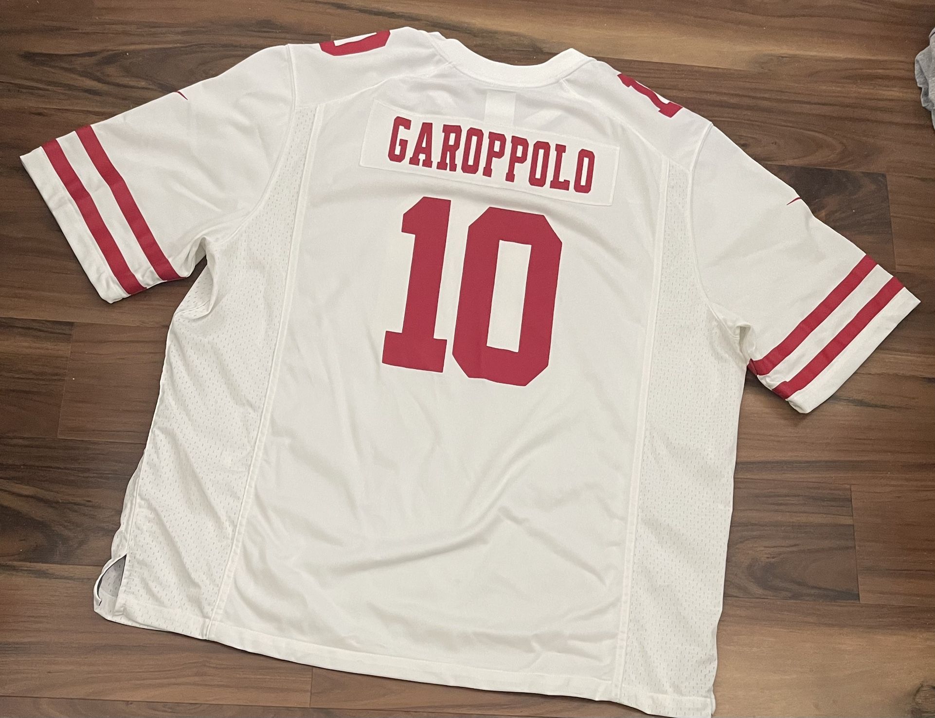 NFL San Francisco 49ERS Nike Jimmy Garoppolo #10 White Jersey Men SZ 2XLarge