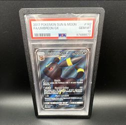 Pokemon TCG Umbreon GX 142/149 SM Base Set Full Art Holo