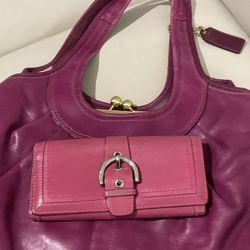 Women’s Shoulder Coach Bag With Wallet