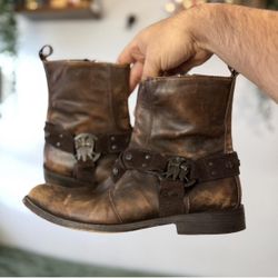 Brown Leather Mark Nason Los Angeles boots