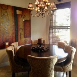 Solid Wood Table and Chairs