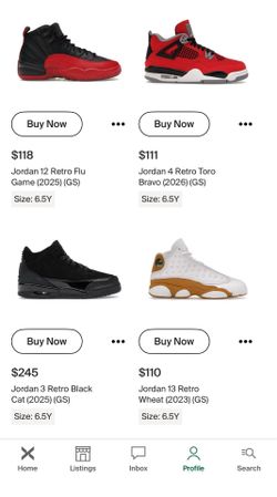 JORDANS 4 SALE