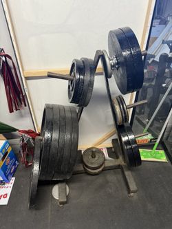 Standard Steel Lb Plates & Tree