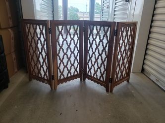 Acacia Solid Wood Hinged Gate