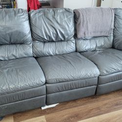 Italian Leather Couch