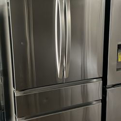New Open Box Lg Four Door Stainless Steel Refrigerator 