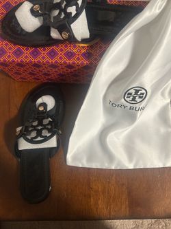 Tory Burch Women’s Black Miller Sandals – Like New