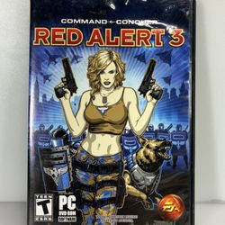 Command & Conquer: Red Alert 3 PC DVD ROM Complete with Manual and Poster Tested