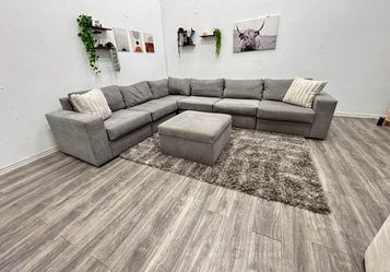 Gray Sectional Couch - Free Delivery
