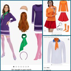 Halloween Costumes Velma Daphne Fred Scooby Doo Theme 