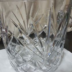 Large Crystal Vintage Ice Bucket And Wine Chiller