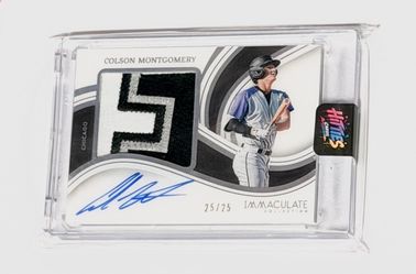 Colson Montgomery Immaculate Collection Auto Patch Card 25/25