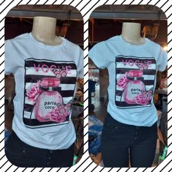 Blusas Con Diseño D4 Small A 3XL De $12 Y $13 Dolares Plus Sizes