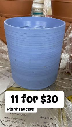 🌿 Bloem 9-Inches Blue Recycled Plastic Plant Saucers 💧