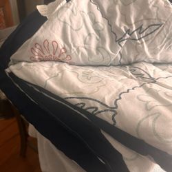 THRESHOLD  COMFORTER ,FULL/QUEEN  Finished Size 90”X94”