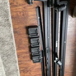 New Adjustable Metal Bed Frame And Four Bed Risers