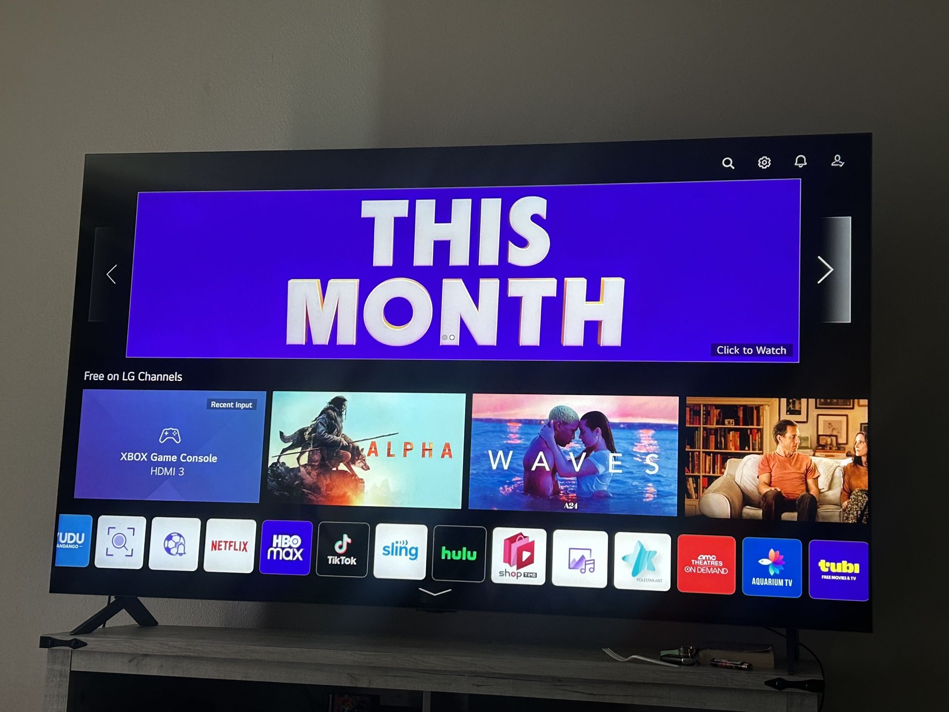 LG TV 75incb  Smart Tv 4k