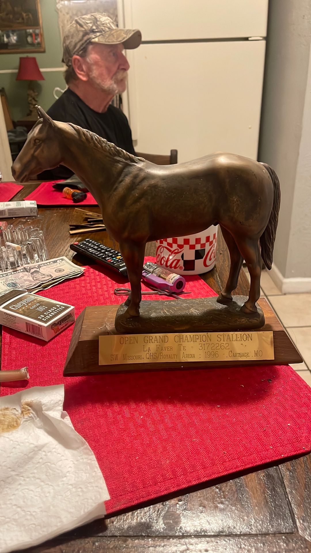 Bronze Horse Trophy’s Signed