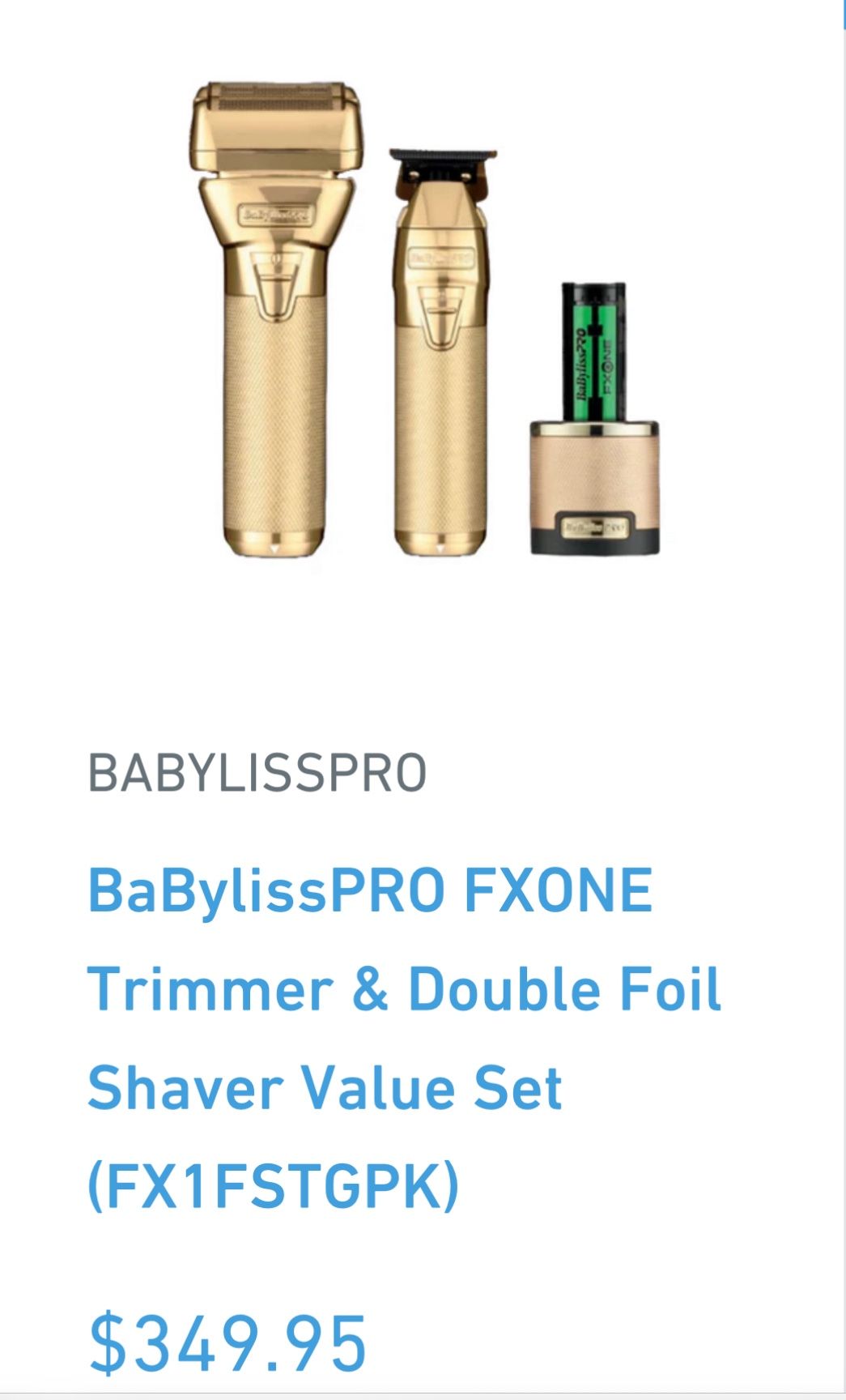 Babyliss Trimmer Shaver Set
