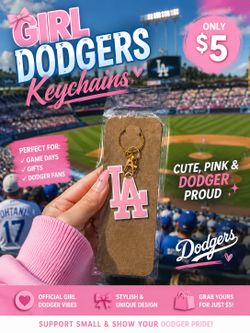 Dodger Key chains (PINK)