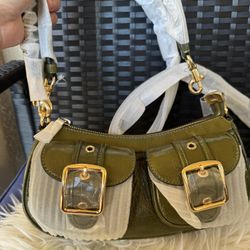 NWT Coach Ashton Bag CBJ01 Gold/Olive