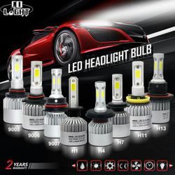 Hid lights kit - led headlight bulbs - 360 beam pattern- any housing - toyota mazda cx5 miata honda accord civic crv cbr h13 h11 9006 h4 h7 9007 h1