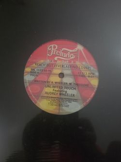 Unlimited Touch Feat. Audrey Wheeler 12" Vinyl